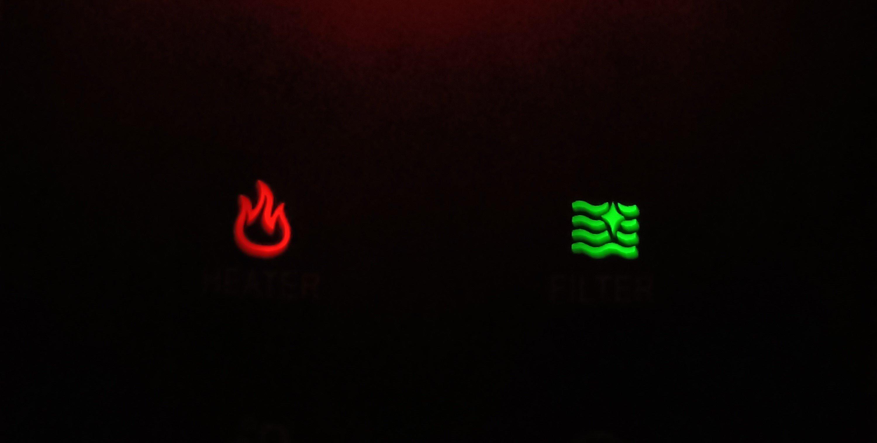 Heat Light Turns Red After 10-15 Seconds